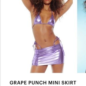 Jaded ldn bikini and mini skirt set. NWT